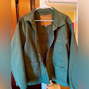 Dark Emerald Green Work Jacket
